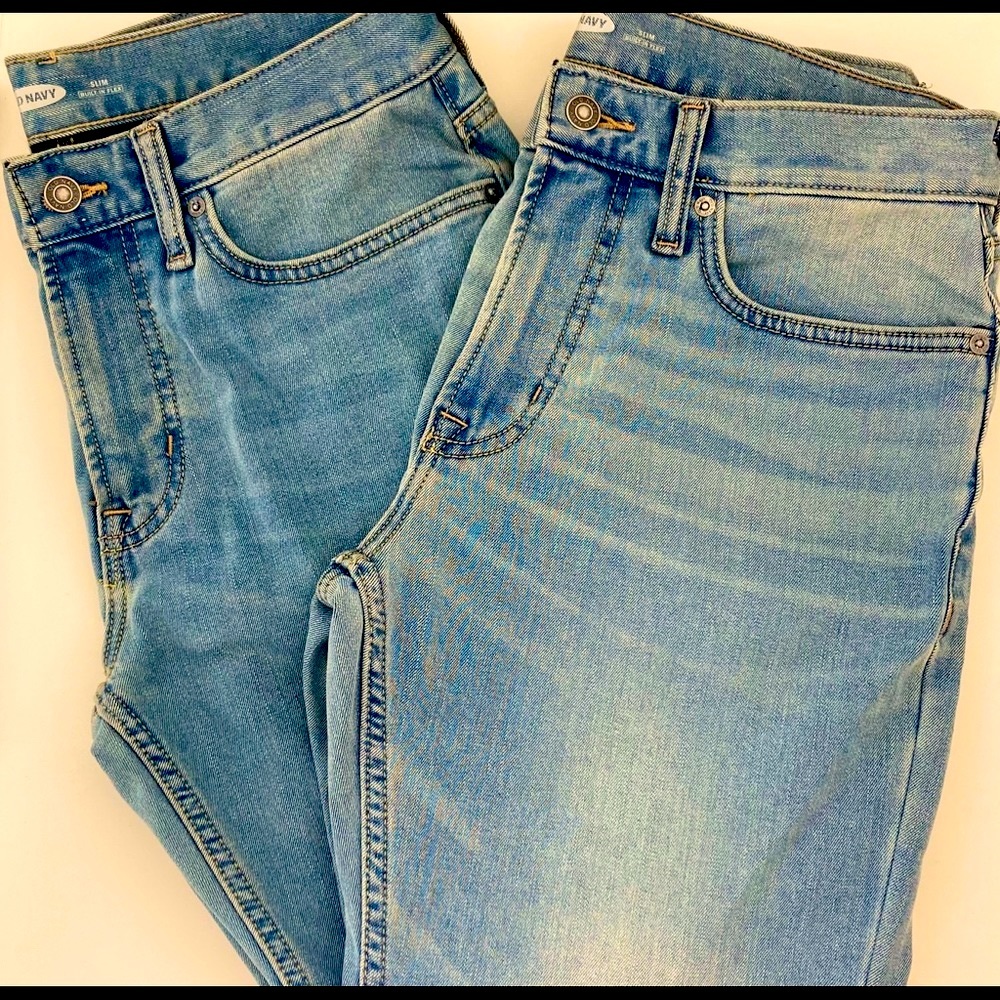 2-Pack Fleece Lined Jeans. 2x45. NEVER WORN.